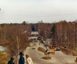 110 Gävlevägen mot Östanå 1977