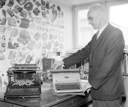 14. Torgny Larssons skrivmaskinsverkad, Hyttgatan 23 maj 1959. Foto Ca