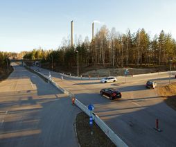 Rondellbygget vid Västerled - Fredriksgatan har påbörjats