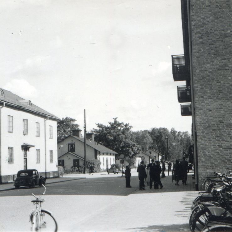 10. Hyttgatan i juli 1952. Fotograf okänd