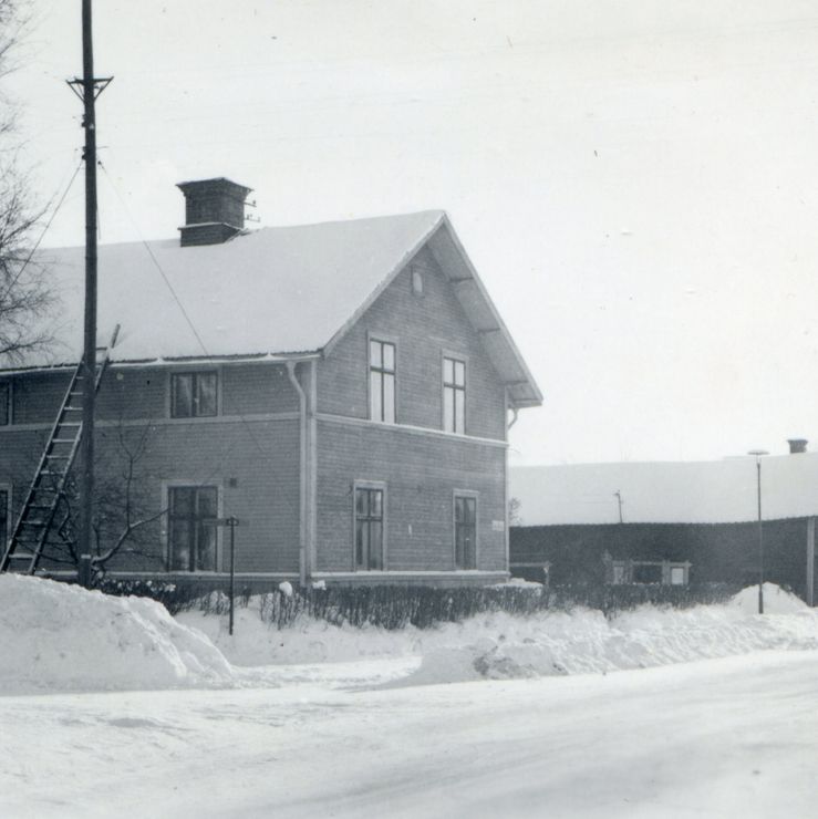 20. Hyttgatan omkring 1950. Fotograf okänd.