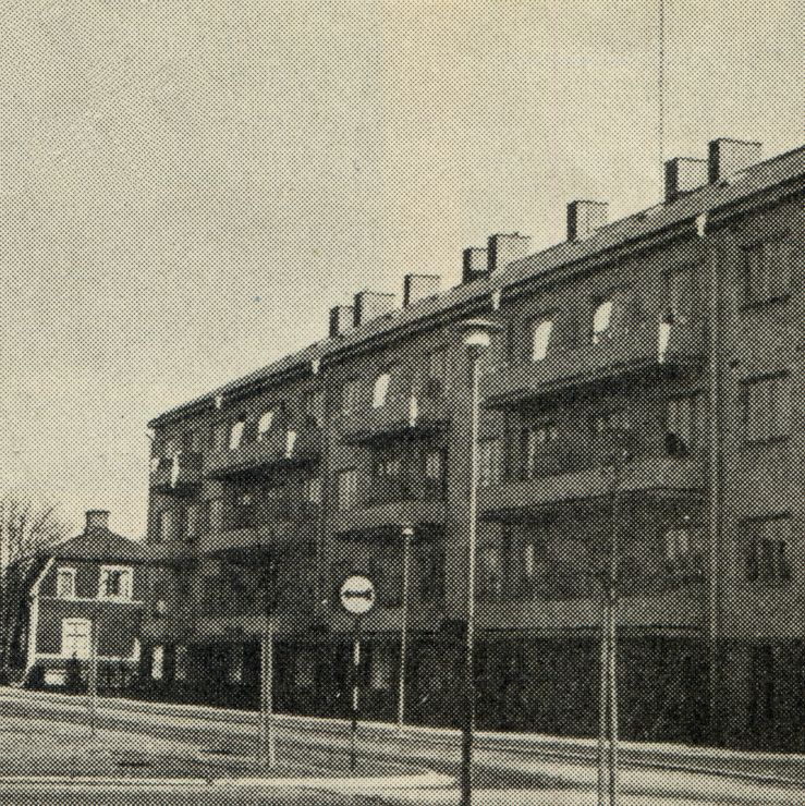 35. Jansasgatan omkring 1950. Fotograf okänd.