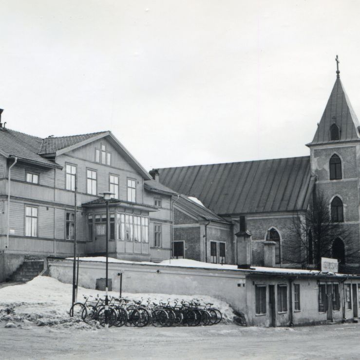 51. Storgatan omkring 1950. Fotograf okänd.
