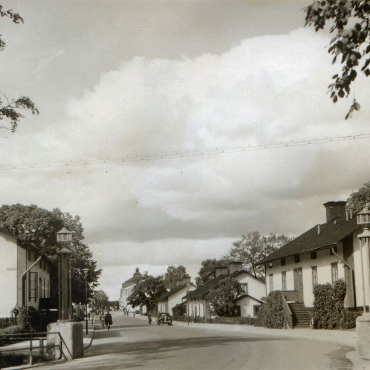 6. Hyttgatan i augusti 1952. Fotograf okänd