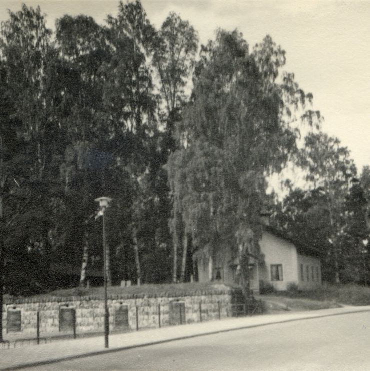 64. Södra Hyttgatan omkring 1950. Fotograf okänd