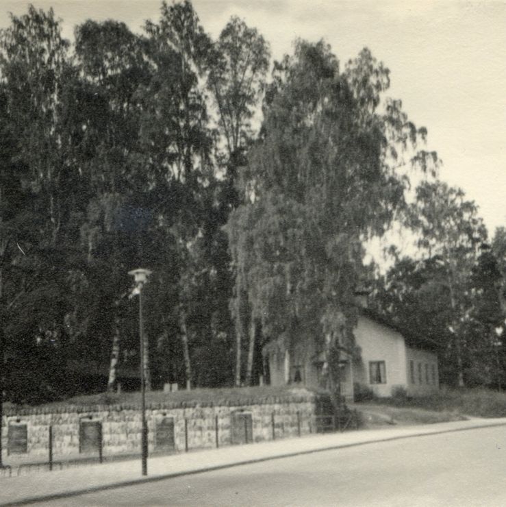 64. Södra Hyttgatan omkring 1950. Fotograf okänd