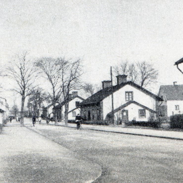 7. Hyttgatan 1945. Fotograf okänd.