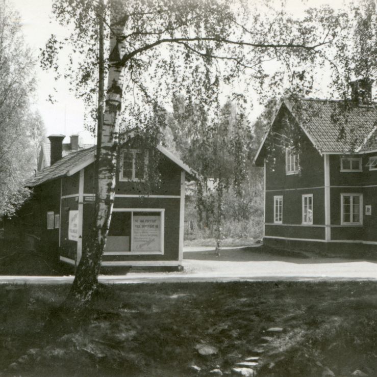 86. Kanalvägen omkring 1950. På platsen ligger nu Kanalgården. Fotogra