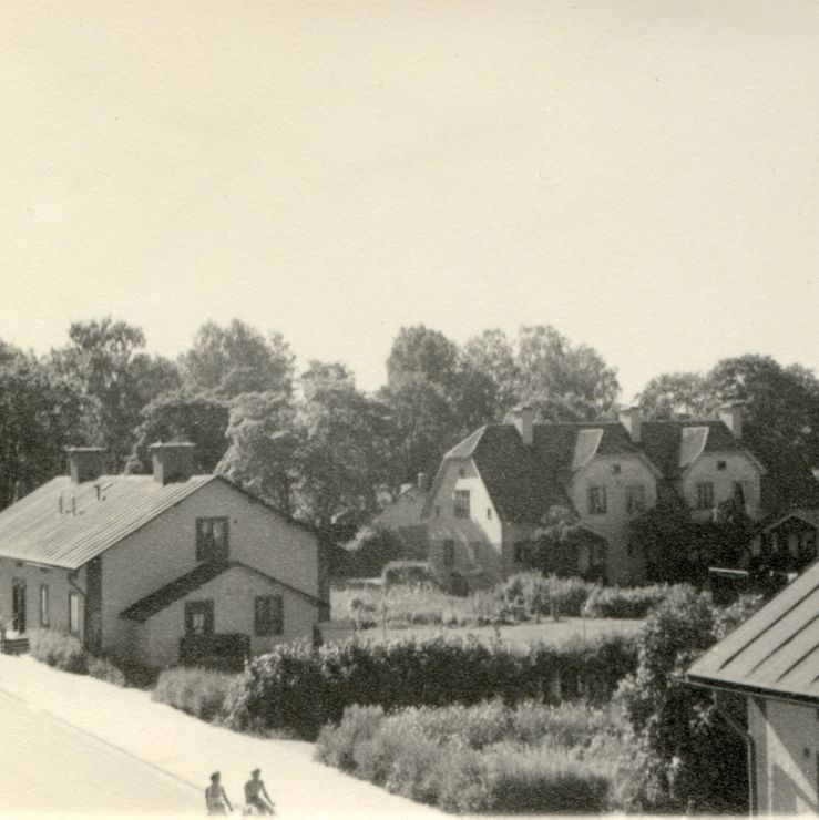 9. Hyttgatan omkring 1950. Fotograf okänd.